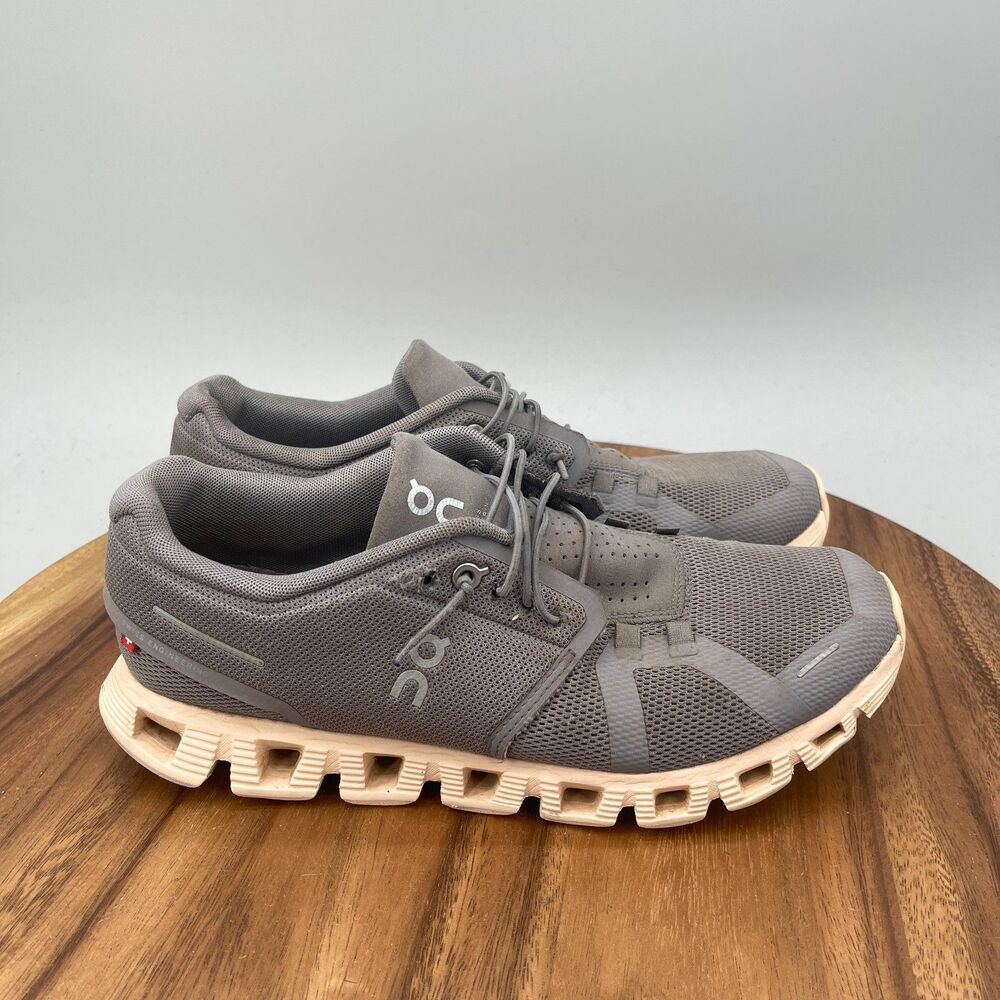 On Cloud 5 Shoes Womens Size 9.5 Gray Training Comfort Running Walking Gym